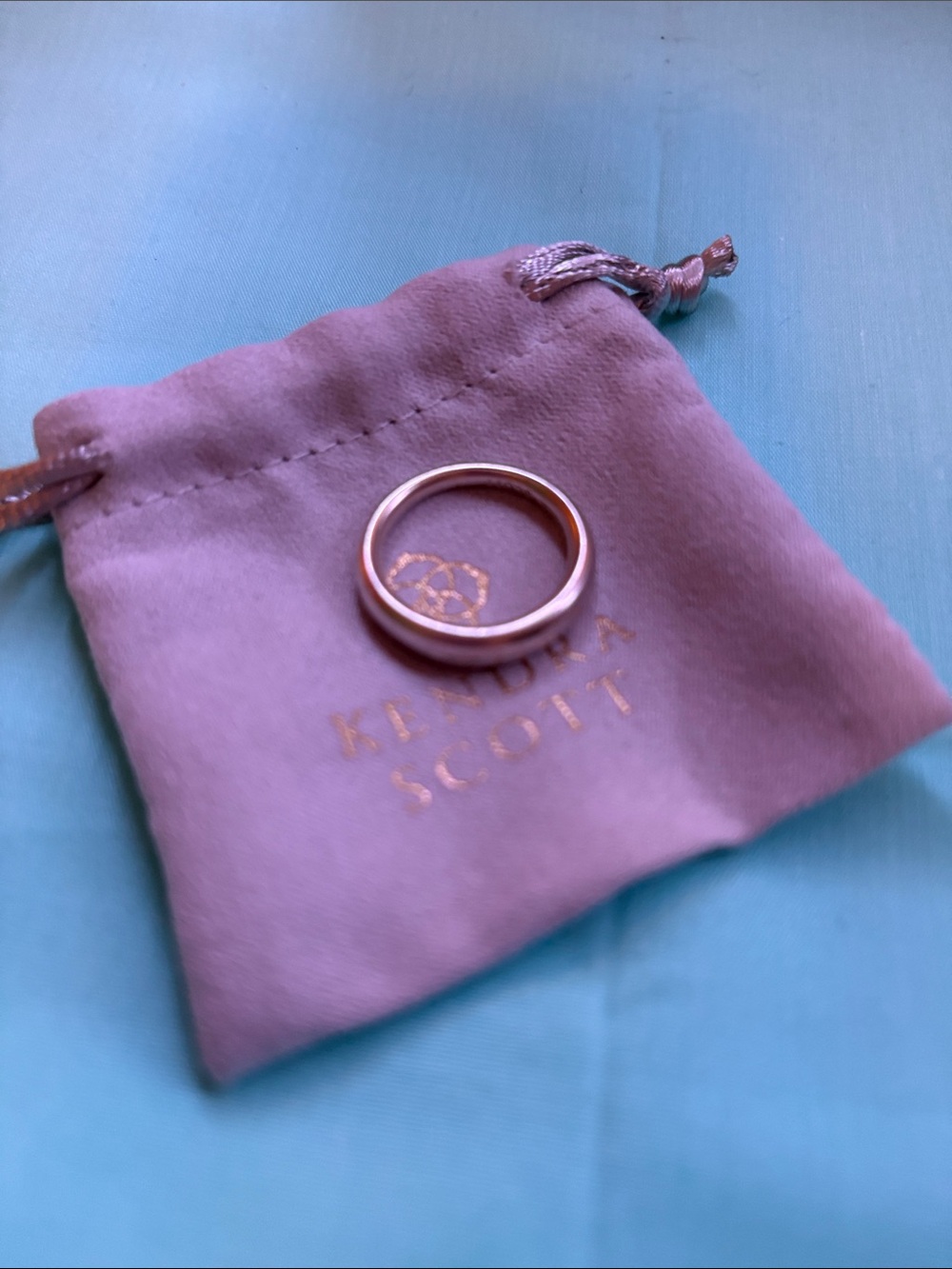 Kendra Scott vintage Silver band- Preowned 7.5